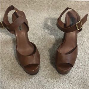 Steve Madden Brown high heeled Shoes